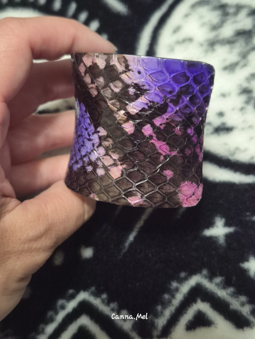 Summer & Sunday Snake Print Cuff Bracelet